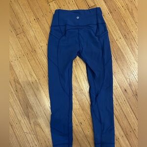 Blue Lululemon Leggings